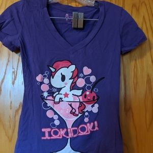Tokidoki purple unicorn t-shirt